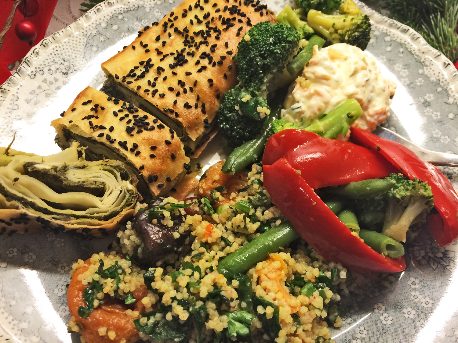 Vegetariskt julbord hos Bosphorus